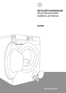 Rokasgrāmata Gorenje WNEI72SB/UA Veļas mašīna