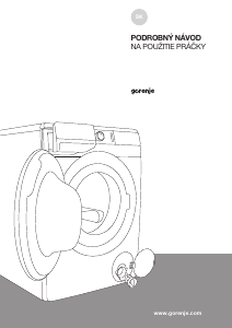 Návod Gorenje WNEI74SBS Práčka