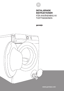 Bruksanvisning Gorenje WNEI84ADS Tvättmaskin