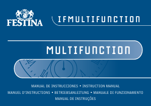 Manual Festina F16877 Multifunction Relógio de pulso