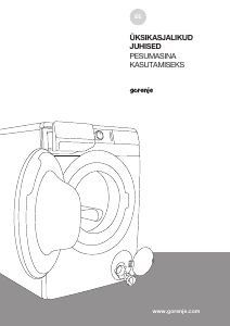 Kasutusjuhend Gorenje WNEI84SDS/UA Pesumasin