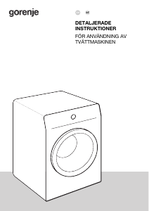 Bruksanvisning Gorenje WNPI84BDS Tvättmaskin