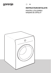 Manual Gorenje WNS1X4ARTWIFI/PL Mașină de spălat