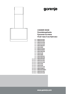 Manual Gorenje WHI623E1XGB Exaustor