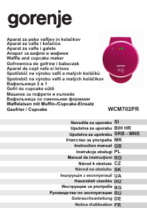 Mode d’emploi Gorenje WCM702PW Appareil à cupcakes