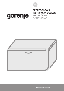 Instrukcja Gorenje FH15FPW Zamrażarka