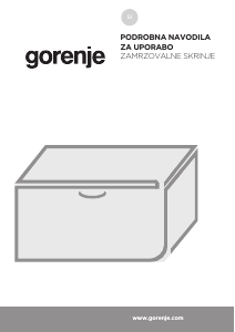 Priročnik Gorenje FH30EAW Zamrzovalnik