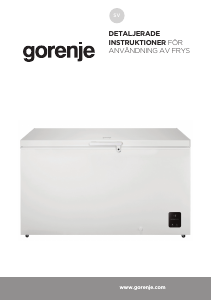 Bruksanvisning Gorenje FH50EAW Frys