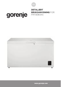 Bruksanvisning Gorenje FHC42EAW Fryser