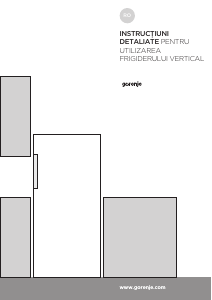 Manual Gorenje FN6192PB Congelator