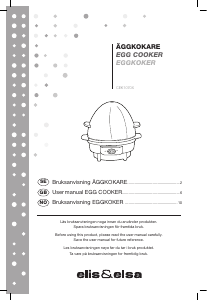 Bruksanvisning Elis and Elsa CEK1070X Eggkoker