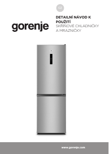 Manuál Gorenje N619EAXL4 Lednice s mrazákem