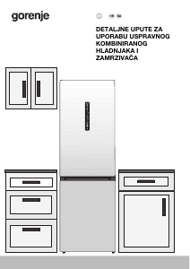 Priručnik Gorenje NRC619CSXL4WF Frižider – zamrzivač