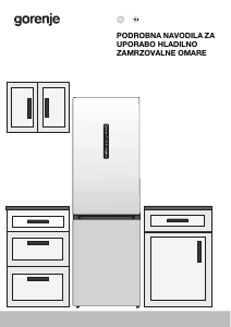 Priročnik Gorenje NRC619CSXL4WF Hladilnik in zamrzovalnik