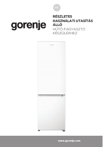 Használati útmutató Gorenje NRK418EEW4 Hűtő és fagyasztó