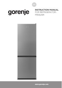 Manual Gorenje NRK6182PW4 Fridge-Freezer