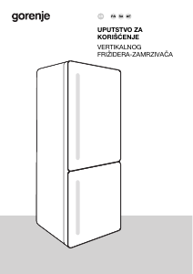 Priručnik Gorenje NRK619DA2XL4 Frižider – zamrzivač