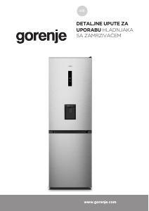 Priručnik Gorenje NRK619EAXL4WD Frižider – zamrzivač