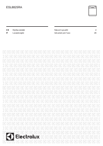 Manuale Electrolux ESL8825RA Lavastoviglie