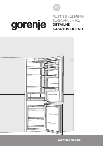 Kasutusjuhend Gorenje NRKI4182E1 Külmik-sügavkülmik