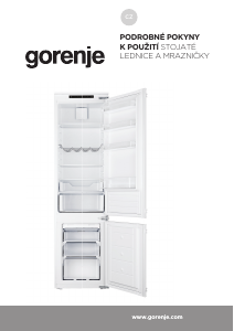 Manuál Gorenje NRKI419EP1 Lednice s mrazákem
