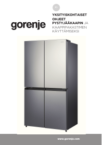 Käyttöohje Gorenje NRM918FUX Jääkaappipakastin