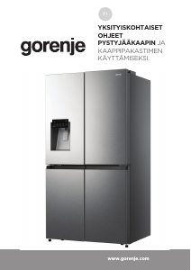 Käyttöohje Gorenje NRM918FVX Jääkaappipakastin