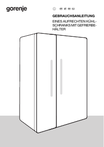 Bedienungsanleitung Gorenje NRR9185EABXL Kühl-gefrierkombination