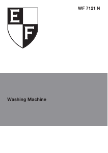 Manual EF WF 7121 N Washing Machine