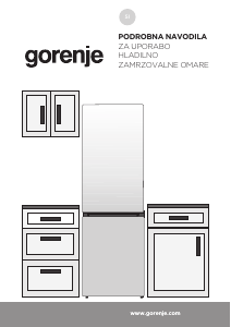 Priročnik Gorenje ONRK619DBK Hladilnik in zamrzovalnik