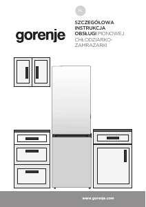 Instrukcja Gorenje ONRK619DC-L Lodówko-zamrażarka