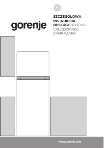 Instrukcja Gorenje RF414EPS4 Lodówko-zamrażarka