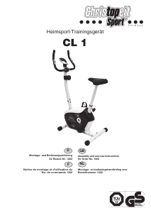 Mode d’emploi Christopeit CL 1 Vélo d’appartement