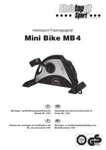 Manual Christopeit MB 4 Exercise Bike
