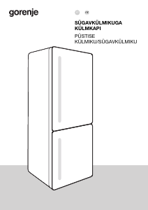 Kasutusjuhend Gorenje RK6192EXL4 Külmik-sügavkülmik