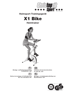 Manual Christopeit X1 Exercise Bike