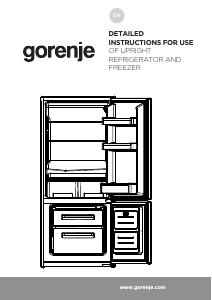 Handleiding Gorenje RKI415EP1 Koel-vries combinatie