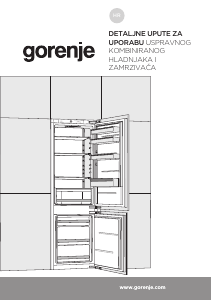 Priručnik Gorenje RKI418EE1 Frižider – zamrzivač