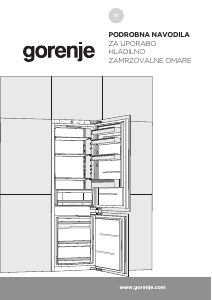 Priročnik Gorenje RKI418EE1 Hladilnik in zamrzovalnik