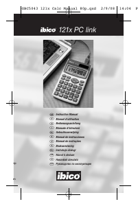 Manual Ibico 121x Calculator
