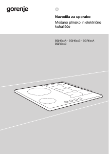 Priročnik Gorenje GCE691BSC Grelna plošča