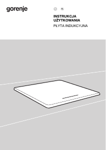 Instrukcja Gorenje GI6401WSC Płyta do zabudowy