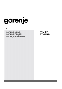 Instrukcja Gorenje GT641KB Płyta do zabudowy