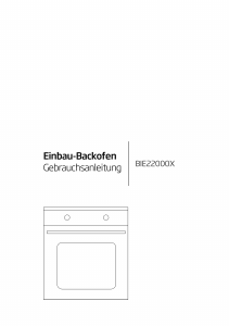 Bedienungsanleitung BEKO BIE 22000 X Backofen