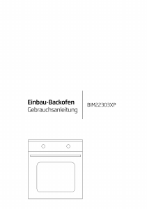 Bedienungsanleitung BEKO BIM 22303 XP Backofen