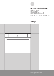 Manuál Gorenje BCM598S17BG Trouba