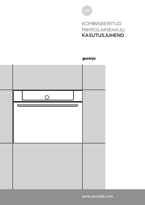 Kasutusjuhend Gorenje BCM598S17BG Ahi