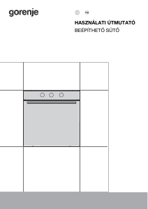 Használati útmutató Gorenje BO6712E02XK Kemence