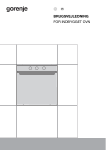 Brugsanvisning Gorenje BO6725E02WG Ovn