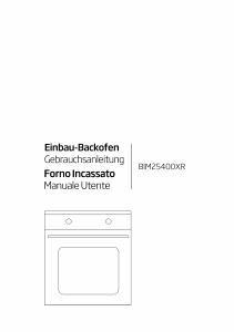 Manuale BEKO BIM 25400 XR Forno